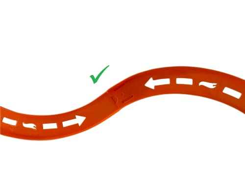 Curve Tracks Expansion Packs Includes 8 Curved Track Pieces & 4 Connectors 10 Long - Creative Track-Building Edition