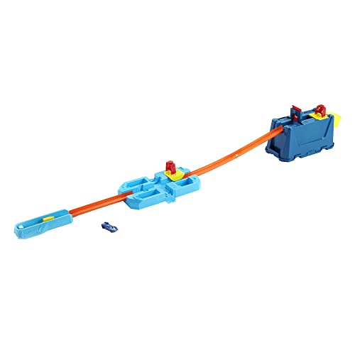 Wholesale Track Builder Unlimited Stunt Crash Box Playset With 18 Building Components In Storage Box With Lid & One 1:64 Scale Hot Wheels Car Awesome Gift For Kids 6 To 12 Years Old - Creative Track-Building Edition