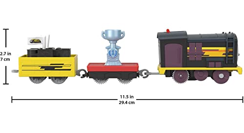 Deliver The Win Diesel Motorized Battery-Powered Toy Train Engine For Preschool Kids Ages 3 Years And Ol - Interactive Railway Play Set