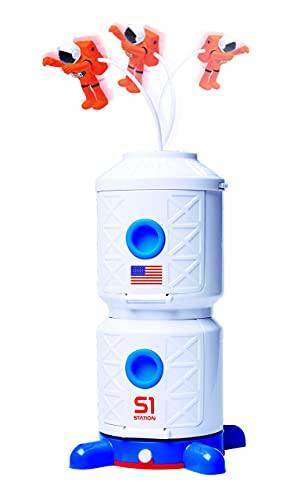 Top 10 Stro Venture Space Playset – Toy Space Station & Space Capsule With Lights And Sound & 2 Astronaut Figurine Toys For Boys And Girls - Space-Themed Activity Set