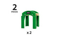 World – 33253 Stacking Track Supports 2 Piece Toy Train Accessory For Kids Age 3 And Up Green - Interactive Railway Play Set