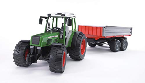 Budget 02104 Fendt 209 S. Farm Tractor With Tipping Trail - Hands-On Tractor Play Collection