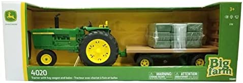 TOMY John Deere Big Farm Tractor With Wag - Hands-On Tractor Play Collection