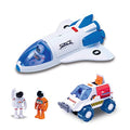 Stro Venture Space Playset – Toy Space Shuttle & Space Rover With Lights And Sound & 2 Astronaut Figurine Gift Toys For Boys And Girls - Space-Themed Activity Set