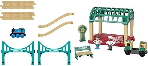 Price Thomas & Friends Wood Bridge Track Pack - Interactive Railway Play Set