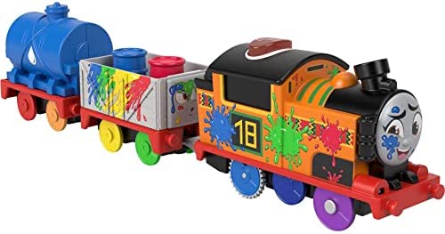 Thomas & Friends Motorized Talking Thomas Engine With Annie & Clarabel Battery-Powered Toy Train With Character Sounds And Phra - Interactive Railway Play Set