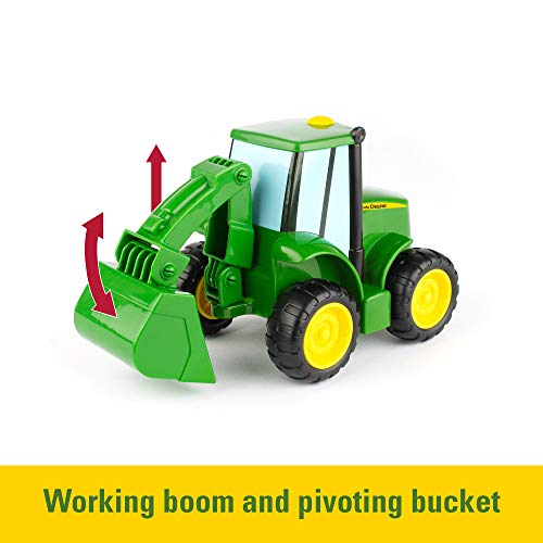 Lights & Sounds Farmin Friends Toy Hauling Set With Toy Truck And Backhoe Tractor Toy Ages 18 Months And Up - Hands-On Tractor Play Collection