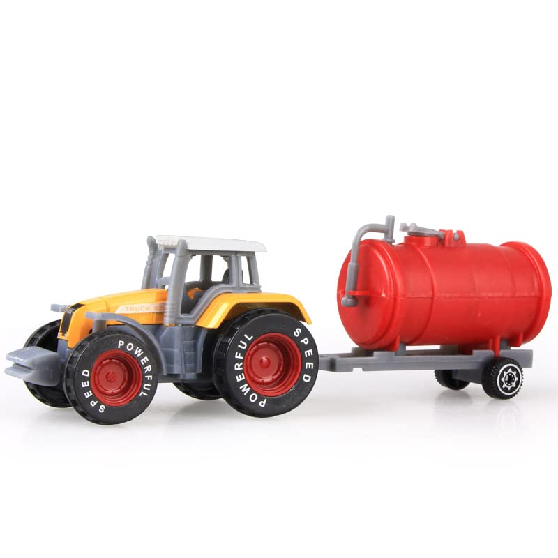 Kid s Farm Tractor Toys With Trailers ,Alloy And ABS Toy Truck Realistic Tractor Vehicle Value Play Set Set Of 4 - Hands-On Tractor Play Collection