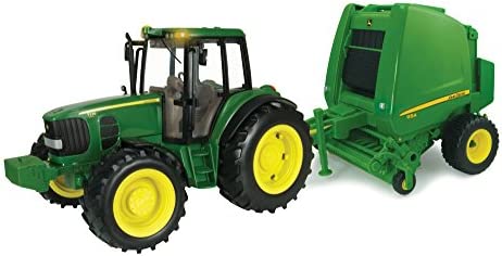 TOMY John Deere Big Farm Tractor With Wag - Hands-On Tractor Play Collection