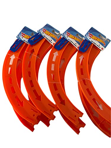 Curve Tracks Expansion Packs Includes 8 Curved Track Pieces & 4 Connectors 10 Long - Creative Track-Building Edition