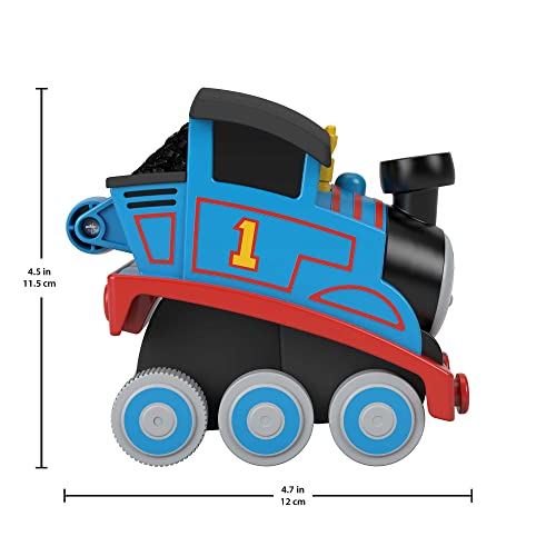 Press N Go Stunt Train Engine Thomas Racing Toy Vehicle For Toddlers And Preschool Kids Ages 2 Years And Up - Interactive Railway Play Set