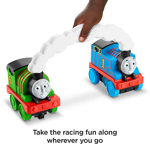 Deals Price Thomas & Friends Race & Chase RC Remote Controlled Toy Train Engines For Toddlers And Preschool Kids 2 Years And Ol - Interactive Railway Play Set