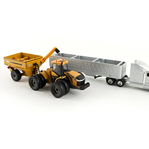 1/64 AGCO 4 Piece Harvesting Set With Gleaner A86 Combine 16420 - Hands-On Tractor Play Collection