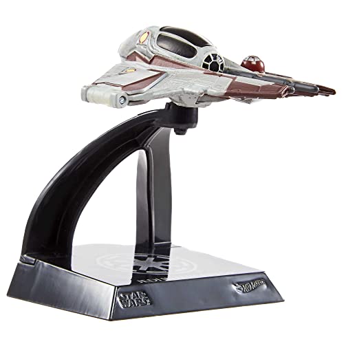 Star Wars Starships Select Premium Diecast OBI-Wan Kenobi s Jedi Interceptor - Space-Themed Activity Set
