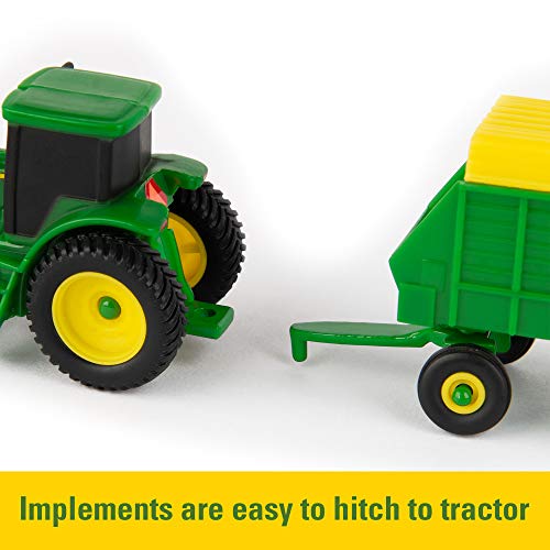 New TOMY John Deere Durable Vehicle Toy Set For Kids With Tractor Shaped Portable Carry Cas - Hands-On Tractor Play Collection