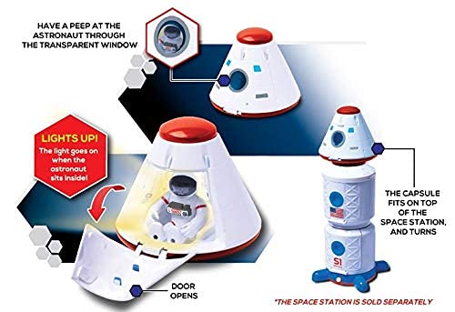 Top 10 Stro Venture Space Playset – Toy Space Station & Space Capsule With Lights And Sound & 2 Astronaut Figurine Toys For Boys And Girls - Space-Themed Activity Set
