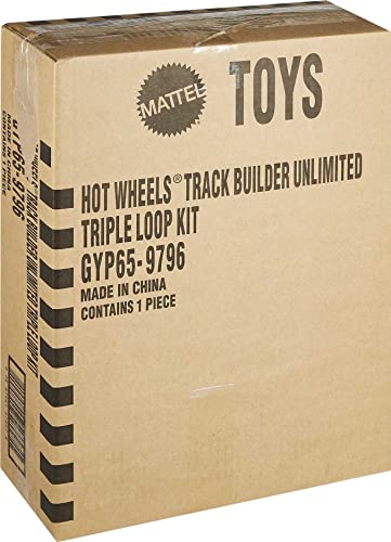 Track Builder Unlimited Triple Loop Kit Collapsible 3-Loop Gift Set For Kids 6 To 12 Years Old & One 1:64 Scale Hot Wheels Vehicle With Connection Points Amazon Exclusive - Creative Track-Building Edition