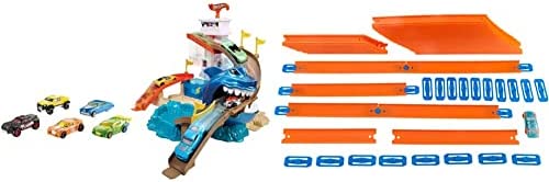 Color Shifters Sharkport Showdown Amazon Exclusive - Creative Track-Building Edition