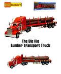 Wholesale Rig Heavy Duty Tractor Trailer Transport Series Lumber Truck Tractor Trailer - Hands-On Tractor Play Collection