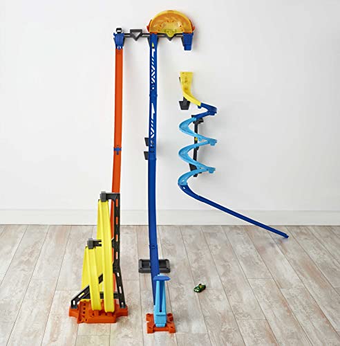 Track Builder Vertical Launch Set 50 Inches High 3 Stunt Configurations Ages 6 To 10 3M Command Strips Amazon Exclusive - Creative Track-Building Edition