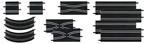 Go Extension Set 2 – 11Piece Track Expansion Accessory Pack – For Use With 1: 43 Scale Go & Digital143 Slot Car Racetrack Systems - Creative Track-Building Edition