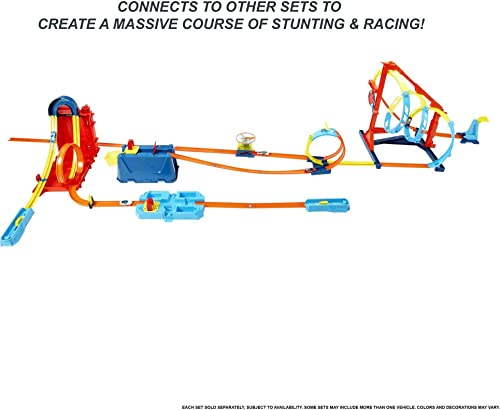 Track Builder Straight Track With Car Styles May Vary - Creative Track-Building Edition