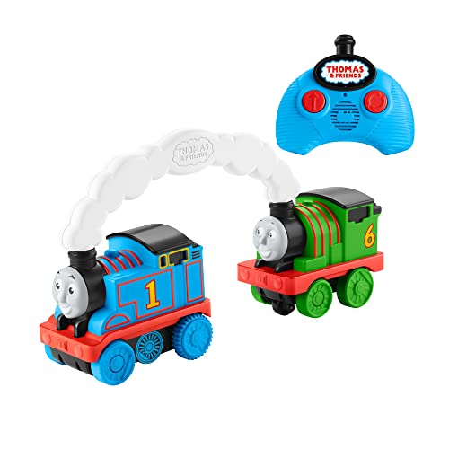 Deals Price Thomas & Friends Race & Chase RC Remote Controlled Toy Train Engines For Toddlers And Preschool Kids 2 Years And Ol - Interactive Railway Play Set