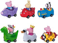 Mini Buggies 6 Pack Set – Peppa George Pig Zoe Zebra & Richard Rabbit In Fun Vehicles & Cars – Toy Gift For Kids – Ages 2+ - Interactive Railway Play Set