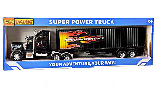Rig Heavy Duty Tractor Trailer Transport Series Big Box Tractor Trailer (Colors May Vary) - Hands-On Tractor Play Collection