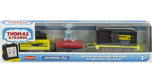 Deliver The Win Diesel Motorized Battery-Powered Toy Train Engine For Preschool Kids Ages 3 Years And Ol - Interactive Railway Play Set