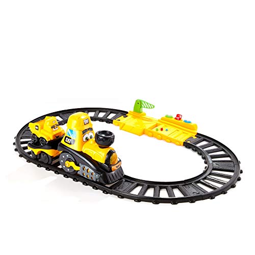 Discount Cat Construction Power Track Friends Preschool Train Se - Interactive Railway Play Set