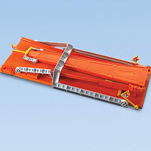 4-Lane Elimination Race Track Set Competitive Toy Car Racetrack Fair-Start Launcher 1 Hot Wheel Car Toy For Kids 4 Years Old & Up Amazon Exclusive - Creative Track-Building Edition