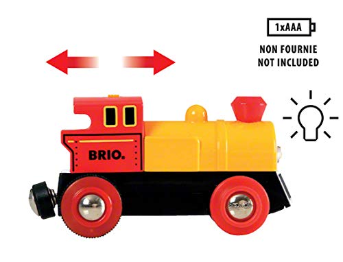 Budget RIO World – 33319 Battery Operated Action Train 3 Piece Toy Train For Kids Ages 3 And Up - Interactive Railway Play Set