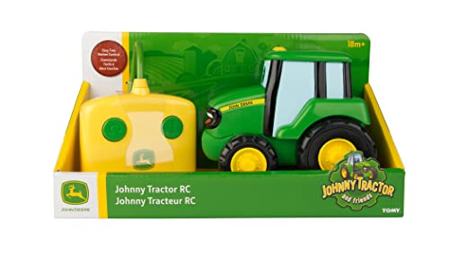 Discount Radio Controlled Johnny Tractor Toy — John Deere Tractor Toys — Remote Control Toy Tractor For Toddlers — 18 Months And Up - Hands-On Tractor Play Collection
