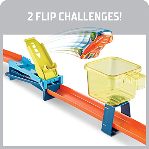 Budget Track Set And 1:64 Scale Toy Car Track And Loop Building Kit With Adjustable Set-Ups And Jump Infinity Loop Kit - Creative Track-Building Edition