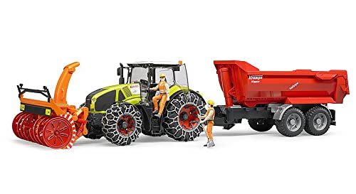 Budget Claas Axion 950 With Snow Chains & Snow Blow - Hands-On Tractor Play Collection
