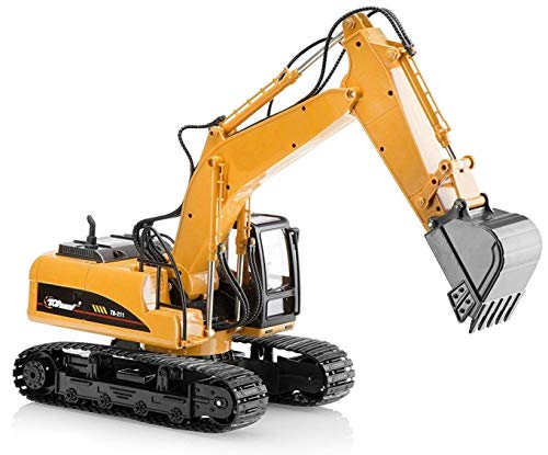 Excavator Toy Trucks Construction Toys Excavator Toys For Boys Diecast Metal Truck Toy Kids Tractor Toys 1:40 Scale Great Toddler Toys For 8 Year Old Boys And U - Hands-On Tractor Play Collection