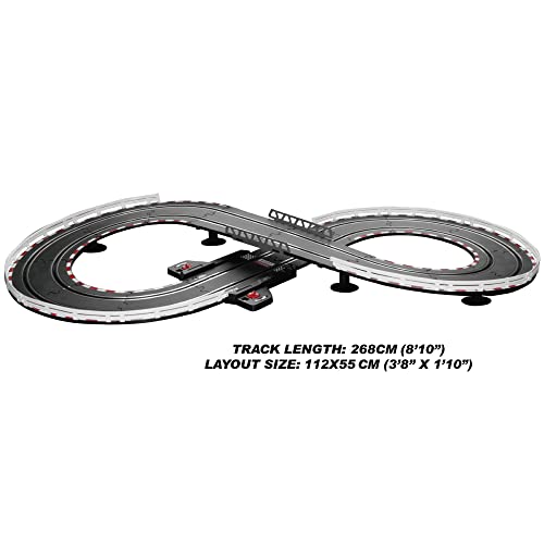 New : Super 151 USB Power Slot Car Racing Set USB Power System First And Innovative Application In Slot Car Toys Industry For Ages 8 And Up - Creative Track-Building Edition