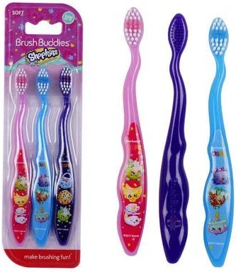 Thomas The Train & Friends Soft Toothbrushes 3 Pack Brush Buddies (Blue Yellow Red) - Interactive Railway Play Set