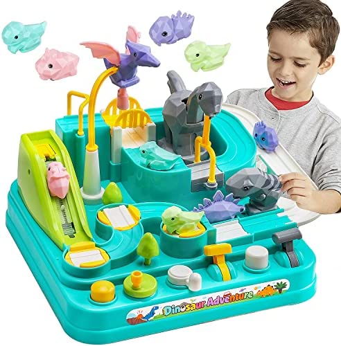 New Car Adventure Toys Race Track For Toddlers – Boy Toy & Race Tracks For Boys – Toddler Car Toys Preschool Educational Toy Cars For Kids 3 4 5 6 7 Year Old Car Track Gifts For Kids - Creative Track-Building Edition