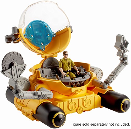 MATCHBOX JURASSIC WORLD VEHICLE DEEP-DIVE SUBMARINE Vehicle - Naval-Themed Activity Set