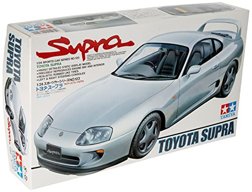 24123 1/24 Scale Sports Car Series Toyota Supra Model Kit (300024123) - Creative Track-Building Edition