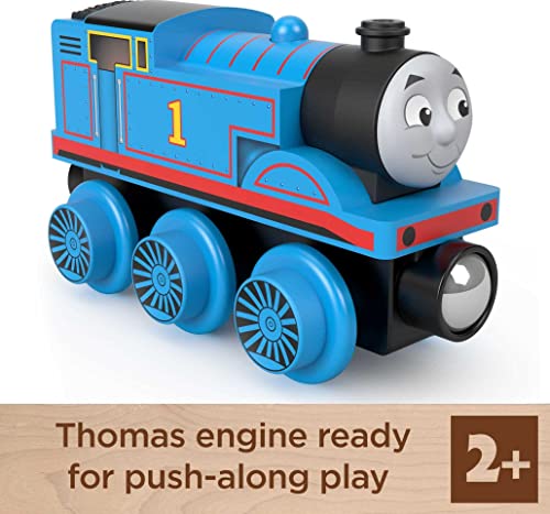 Promo Price Thomas And Friends Thomas Push-Along Toy Train For Toddlers And Preschool Kids Wooden Railway Thomas - Interactive Railway Play Set