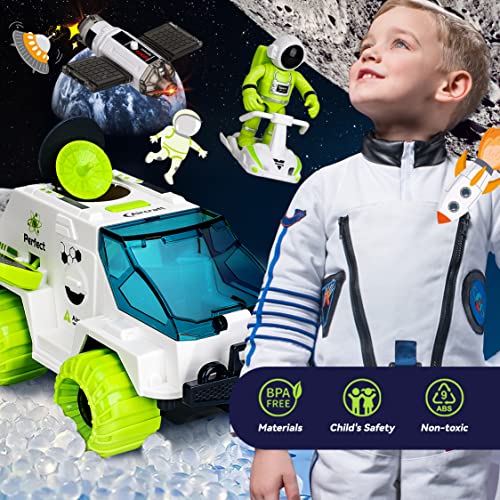 Space Toys For Kids Rocket Ship Toys For Kids With Space Shuttle Astronaut Figures And Space Rover Space Toys For Boys 5-8 Spaceship Toy For Kids Astro Boy Figure Toys For 3 Year Old Boys - Space-Themed Activity Set