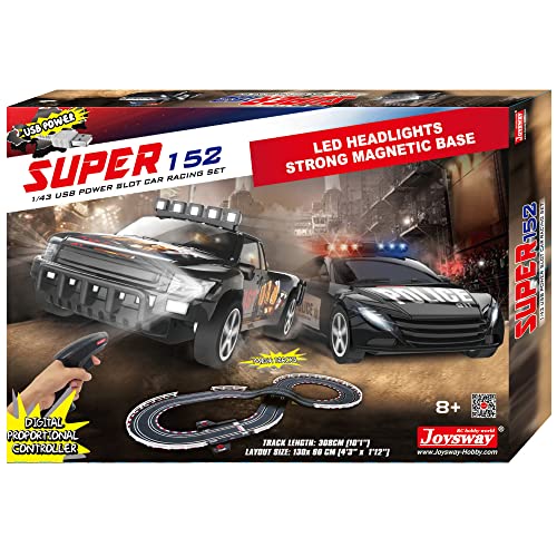 Top 10 Super 152 USB Power Slot Car Racing Set - Creative Track-Building Edition