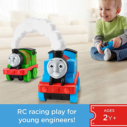 Deals Price Thomas & Friends Race & Chase RC Remote Controlled Toy Train Engines For Toddlers And Preschool Kids 2 Years And Ol - Interactive Railway Play Set