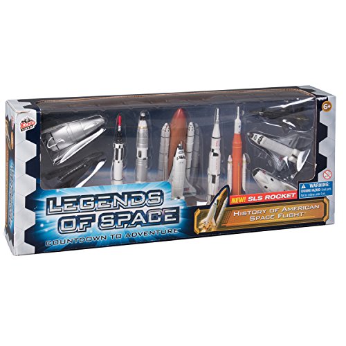 Legends Of Space : Countdown To Adventure – History Of American Space Flight 10 Piece Set - Space-Themed Activity Set