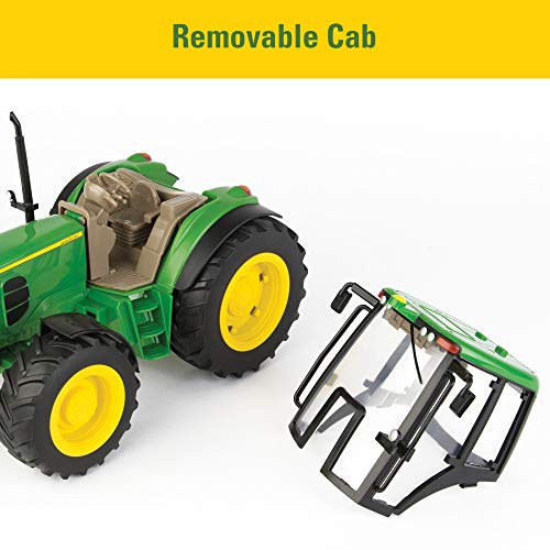 TOMY John Deere Big Farm Tractor With Wag - Hands-On Tractor Play Collection