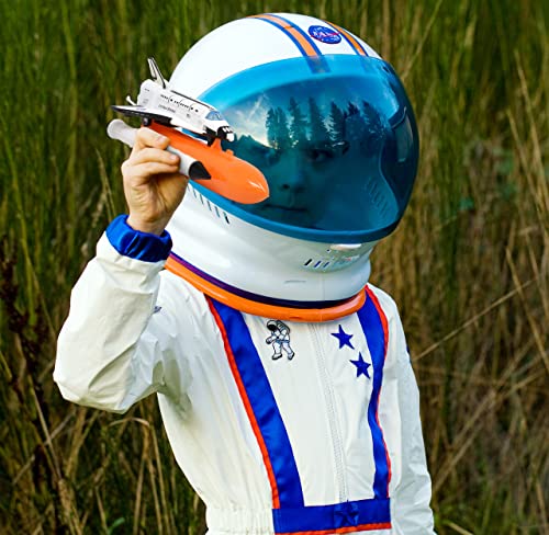 ASA Space Shuttle Toy For Kids Pretend Play 2 Piece Set Rocket Ship With Lights And Sound Diecast Spaceship For Boys Girls Toddlers - Space-Themed Activity Set