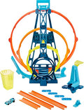 Track Builder Unlimited Triple Loop Kit Collapsible 3-Loop Gift Set For Kids 6 To 12 Years Old & One 1:64 Scale Hot Wheels Vehicle With Connection Points Amazon Exclusive - Creative Track-Building Edition